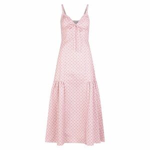 Hill House Home The Lillie Dress - Rose Circular Lattice Size MRose Circular Lat